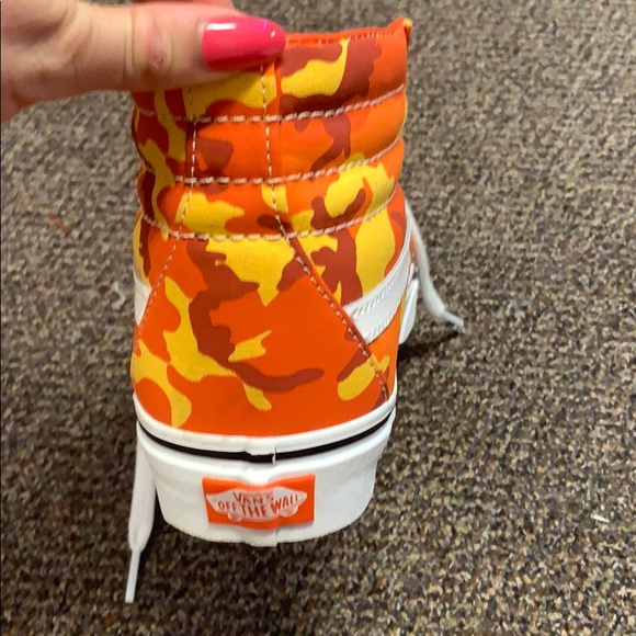 VANS SK8 Hi Flame Orange - Picture 3 of 5